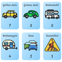 Autofahrt Zählapp